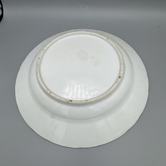 Vtg Unmarked Green Transferware Porcelain Heavenly Choir Decorative Plate Bowl - Picture 9 of 12